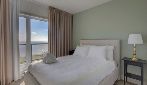 Estudio, 1 cama de matrimonio grande con sofá cama, balcón, vistas al río