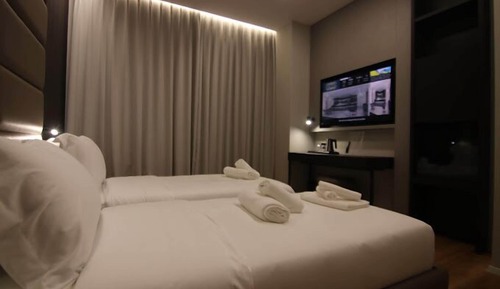 Habitación Deluxe con 2 camas individuales, vistas a la ciudad