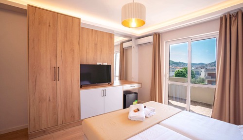 Habitación Deluxe doble, balcón, vistas a la ciudad