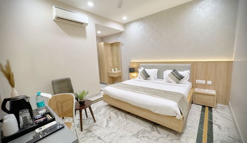 Habitación Deluxe doble, 1 cama doble, no fumadores, vistas a la ciudad