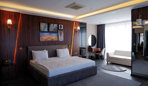 Suite junior, 1 cama doble con sofá cama, vistas al mar