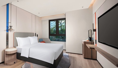 Habitación, 1 cama de matrimonio, accesible para personas con discapacidad