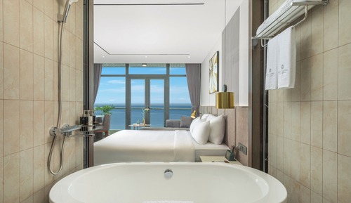 Habitación Premier doble, balcón, vistas al mar