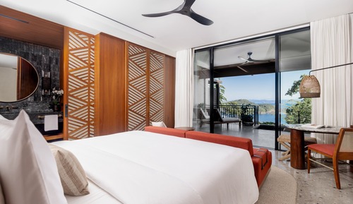 Habitación, 1 cama de matrimonio grande, no fumadores, vistas al mar