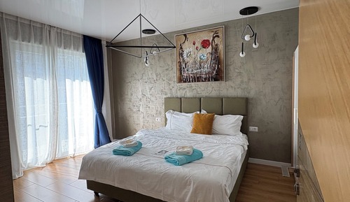 Apartamento Deluxe, vistas parciales al mar