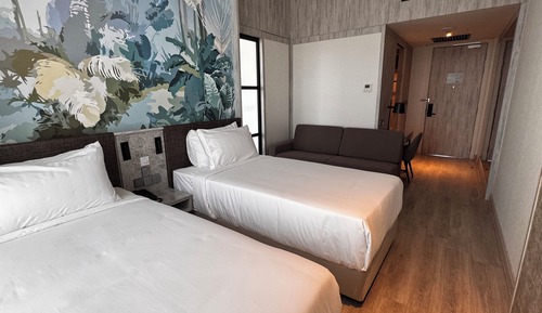Habitación Deluxe con 2 camas individuales, vistas a la ciudad