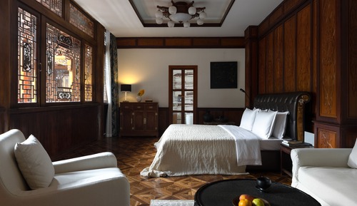 Habitación clásica doble, patio