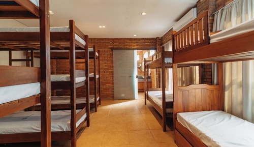 Dormitorio compartido clásico, dormitorio mixto, no fumadores, entresuelo