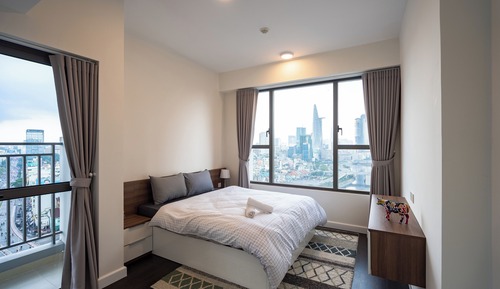 Apartamento familiar, 3 habitaciones, vistas al jardín