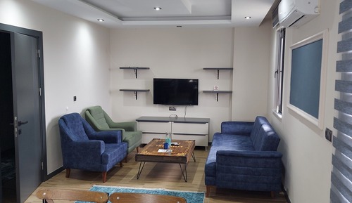 Apartamento, 1 cama de matrimonio grande con sofá cama, balcón, vistas al jardín