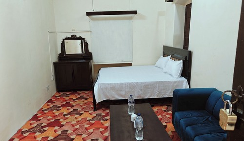 Habitación Deluxe doble, 2 camas dobles, baño privado