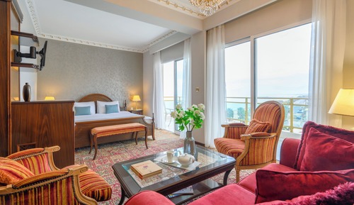 Suite estudio ejecutiva, balcón, vistas al mar