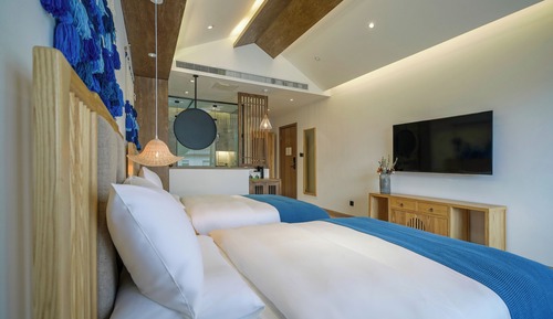 Habitación de lujo con 2 camas individuales