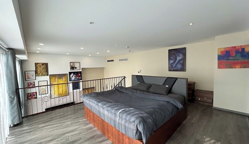 Dúplex Deluxe, balcón, vistas a la ciudad