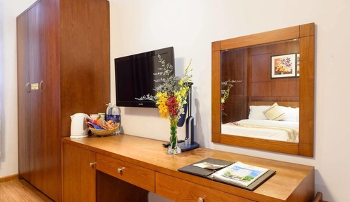 Habitación básica doble, patio, vistas al jardín