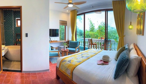 Suite de lujo, vistas al jardín