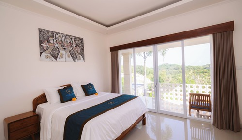 Villa Deluxe, 1 cama de matrimonio grande, balcón, vistas al valle