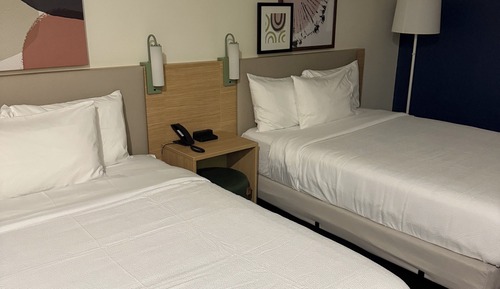 Habitación económica, 2 camas de matrimonio