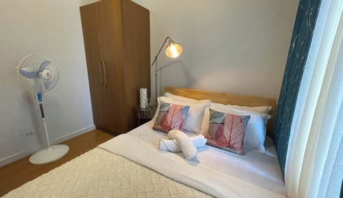 Apartamento de lujo, 1 cama de matrimonio, balcón, vistas al mar