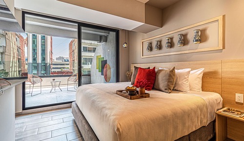 Apartamento Signature, balcón, vistas a la ciudad