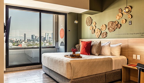 Loft Elite, balcón, vistas a la ciudad
