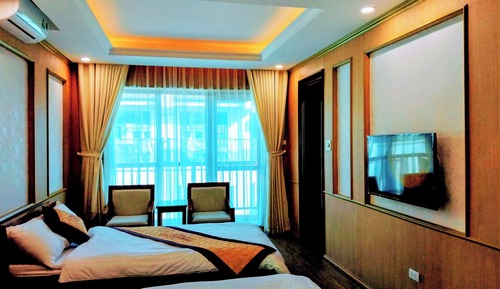 Suite familiar, vistas al patio