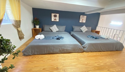 Suite estudio estándar, 2 camas de matrimonio, no fumadores