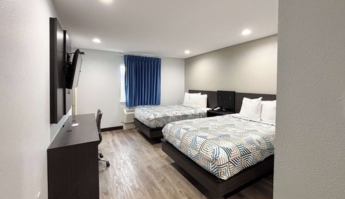 Habitación estándar, 2 camas dobles, fumadores, frigorífico y microondas