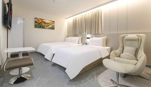 Habitación superior con 2 camas individuales, no fumadores, baño privado