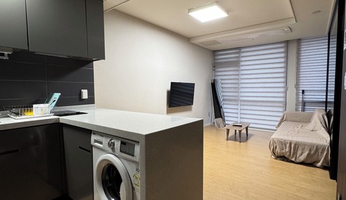Habitación de lujo doble, 1 cama doble, no fumadores, cocina (self-service check-in)