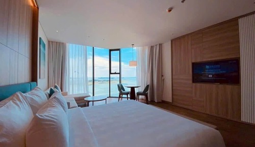 Apartamento Deluxe, 1 habitación, bañera, vistas a la playa
