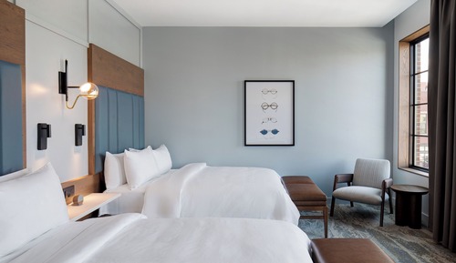 Habitación estándar doble, 2 camas de matrimonio, no fumadores
