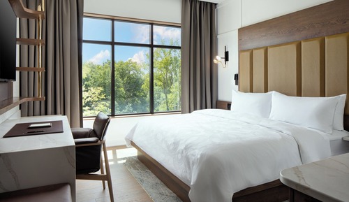 Habitación individual estándar, 1 cama de matrimonio grande, ducha adaptada, no fumadores