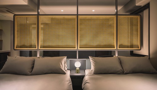 Habitación con 2 camas individuales, vistas a la ciudad (Sauna)