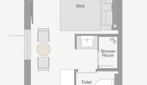 Habitación Confort doble, vistas a la ciudad