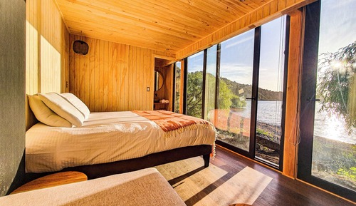 Cabaña Confort, 1 habitación, terraza, vistas al lago