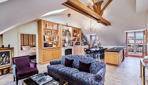Suite superior, 1 cama de matrimonio grande, vistas a la ciudad (Grande Suite George Sand)