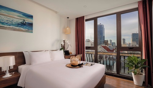 Habitación cuádruple Deluxe, vistas al río