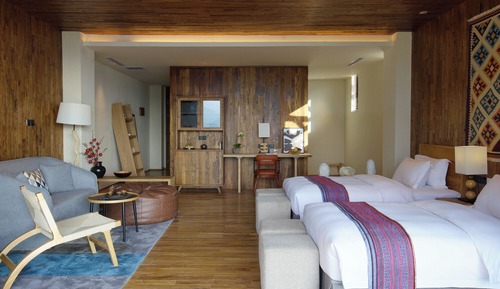 Habitación de lujo con 2 camas individuales, vistas a la colina