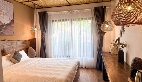 Habitación estándar doble, vistas al jardín