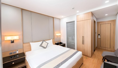 Habitación Deluxe doble, 1 cama de matrimonio grande, balcón