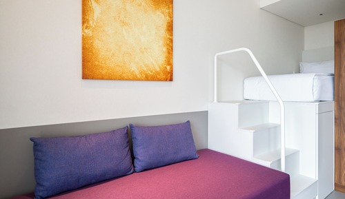 Habitación familiar, varias camas