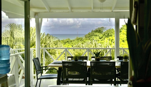 Villa superior, vistas a la playa
