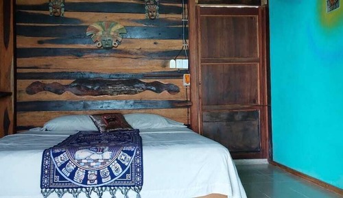 Cabaña económica, vistas al jardín