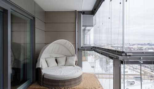 Apartamento, balcón, vistas a la ciudad