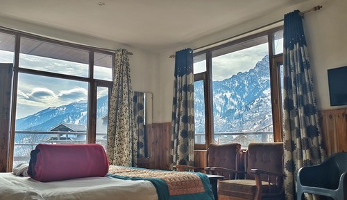 Habitación Deluxe doble, balcón, vistas a la montaña