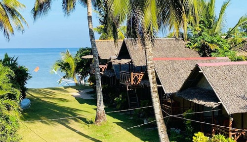 Casa de campo estándar, balcón, vistas al mar