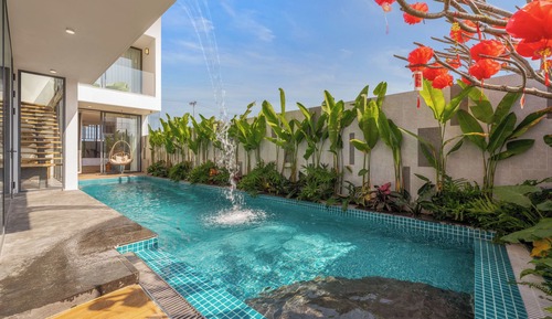 Villa Deluxe, 6 habitaciones, piscina privada, junto a la playa