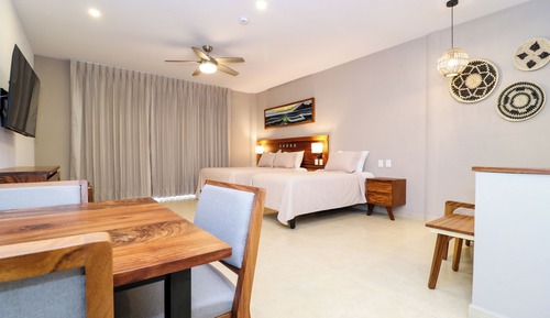 Suite junior, balcón, vistas al jardín