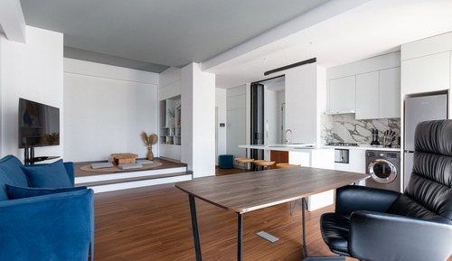 Apartamento de lujo, balcón, vistas a la ciudad